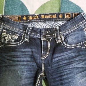 Size 26 ROCK REVIVAL Bootcut Jeans Like New
